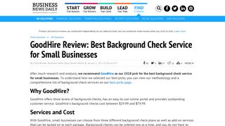 GoodHire Review: Best Background Check Service for Small ...