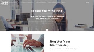 Register Your Membership - Corporate Wellness | GoodLife Fitness