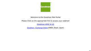 Goodman Mail Portal