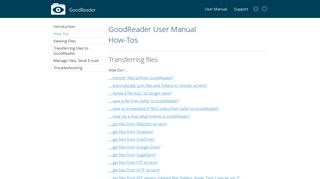 How-Tos - GoodReader