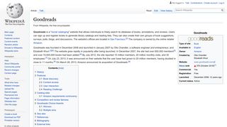 Goodreads - Wikipedia