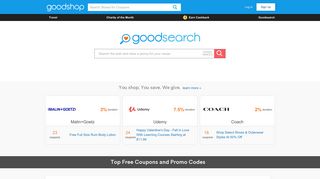 Goodsearch - Search, coupons & deals for 100,000+ causes