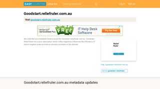 Goodstart Relief Ruler (Goodstart.reliefruler.com.au) - Relief Ruler