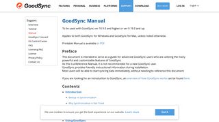 GoodSync Manual