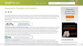 Resources for Therapists - GoodTherapy