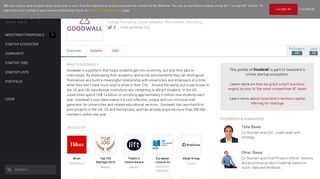 Goodwall - Investiere