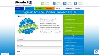 Sign-up for The Goodwill Rewards Club | Goodwill of Greater ...