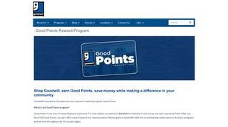 Good Points | Goodwill NCW