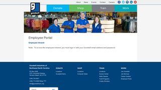 Employee Portal | Goodwill Industries of Northwest North Carolina, Inc.