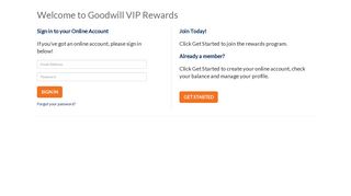 Welcome to Goodwill VIP Rewards