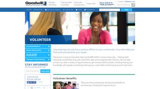 Volunteer | Goodwill Industries International, Inc.