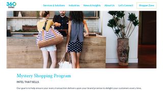 Mystery Shopping Program • 360 Intel • Leading Mystery Shopping ...