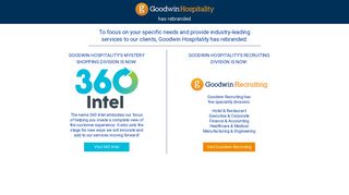 Goodwin Hospitality has rebranded - Goodwin Hospitality