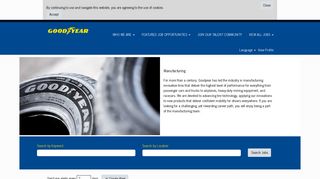 Manufacturing - Goodyear Careers