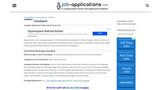 Goodyear Application, Jobs & Careers Online - Job-Applications.com