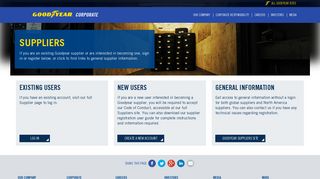 Supplier Information | Goodyear Corporate