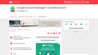 Google Account Manager 7.0 (Android 6.0+) APK Download by ...