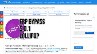 Google Account Manager lollipop 5.0.1, 5.1.1 APK - Pangu.in