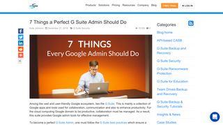 7 Things a Perfect G Suite Admin Should Do - Spinbackup