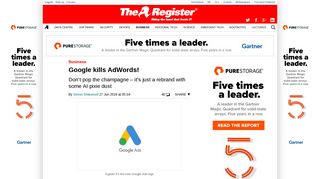 Google kills AdWords! • The Register