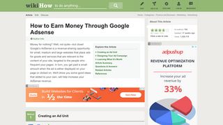 3 Ways to Earn Money Through Google Adsense - wikiHow