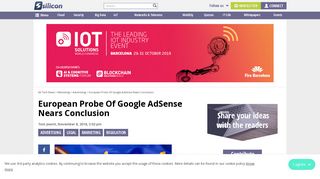 European Probe Of Google AdSense Nears Conclusion | Silicon UK ...