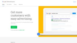 Easy Online Advertising | Google AdWords Express – Google