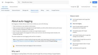 About auto-tagging - Previous - Google Ads Help - Google Support