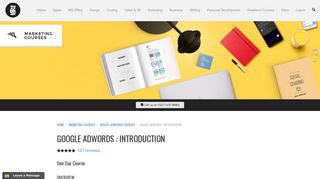 Google Adwords : Introduction Training Course - Media Training Ltd