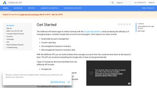 Get Started | AdWords API | Google Developers