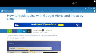 How to track topics with Google Alerts and Inbox by Gmail ...