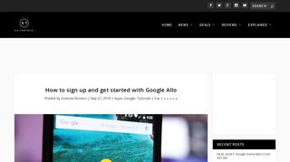 How To Sign Up And Get Started With Google Allo | Suits&Tech
