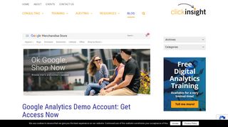 Demo Account for Google Analytics. Get Access Now. - ClickInsight