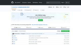 GitHub - googleapis/google-api-php-client: A PHP client library for ...