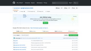 GitHub - googleapis/google-api-java-client: Google APIs Client Library ...