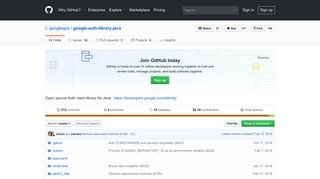 GitHub - googleapis/google-auth-library-java: Open source Auth client ...