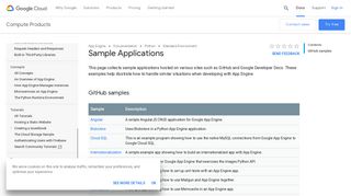 Sample Applications | App Engine standard ... - Google Cloud