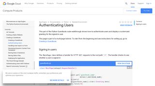 Authenticating Users | App Engine standard ... - Google Cloud