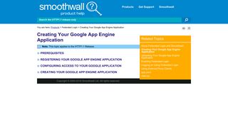 Federated Login Google App Engine | Smoothwall