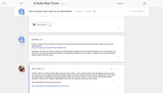 How to access user's inbox as an Administrator - Google Product Forums