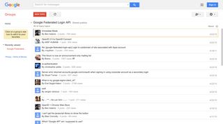Google Federated Login API - Google Groups