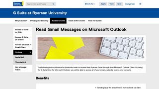 Access Gmail on Microsoft Outlook with Google Sync - G Suite ...