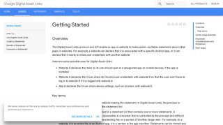 Getting Started | Google Digital Asset Links | Google Developers