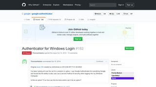 Authenticator for Windows Login · Issue #182 · google/google ... - GitHub