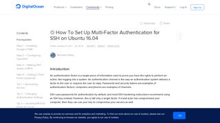 How To Set Up Multi-Factor Authentication for SSH on Ubuntu 16.04 ...