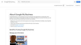 Google My Business - Google Support