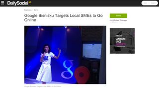 Google Bisnisku Targets Local SMEs to Go Online | Dailysocial