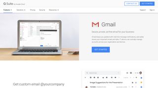Gmail: Secure Enterprise Email for Business | G Suite - Google