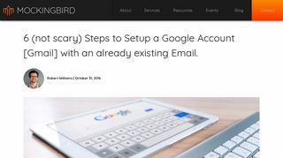 Steps to Setup a Google Account [Gmail] - Mockingbird Marketing
