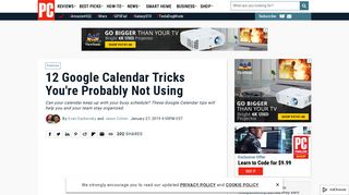 12 Google Calendar Tricks You're Probably Not Using | PCMag.com
